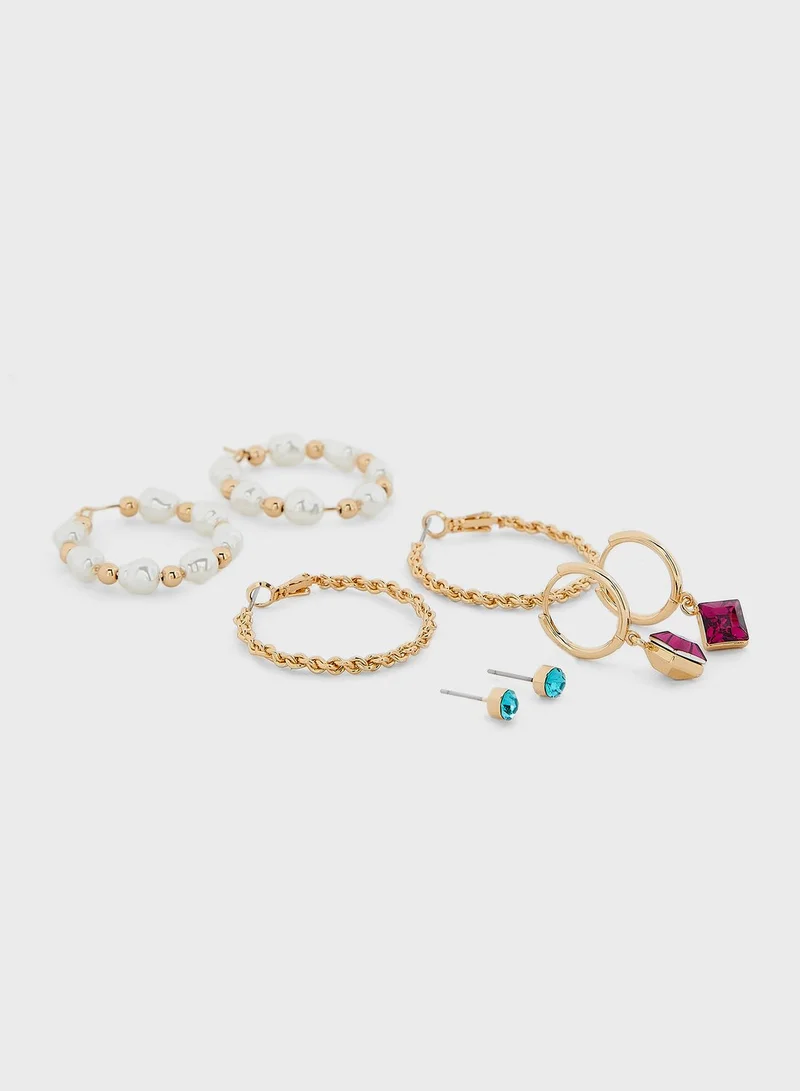 ELLA 4 Pack Earring Set