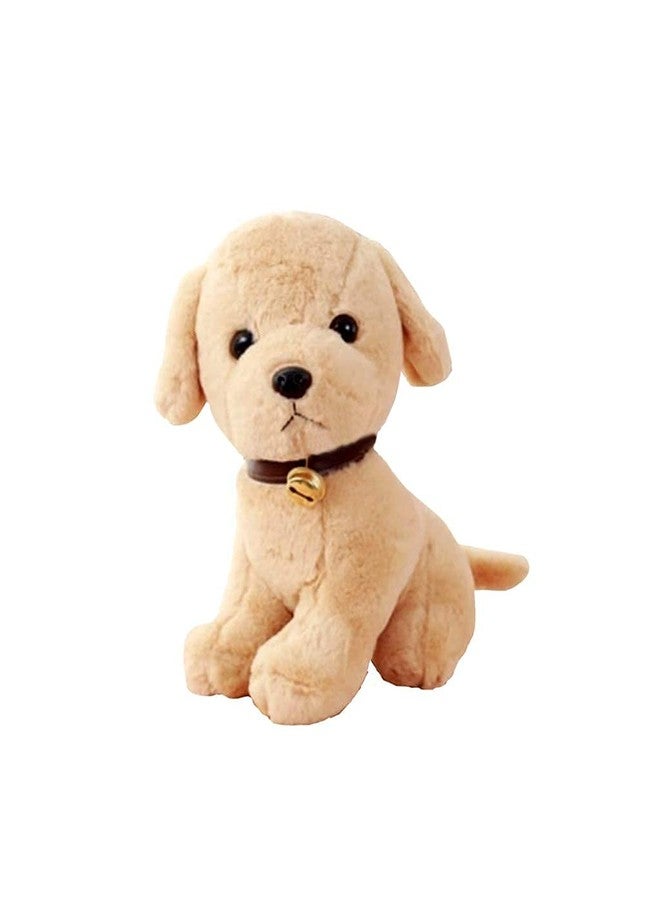 CONCEPT RACING Zepdos Sitting Dog Soft Toys for Kids, Puppy Toy for Baby Girls, Stuffed Animals for Kids and Girls, Huggable Toys for Girls (Brown)