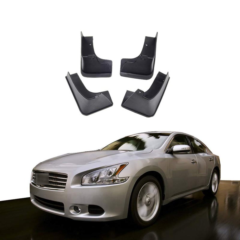 Generic OZTERN 4 pcs Mud Flaps Compatible with Nissan Maxima (Australia) Teana J32 2008-2012, Splash Guard Cover Mudguard Rain and snow protection Fenders body kit  - Image 1