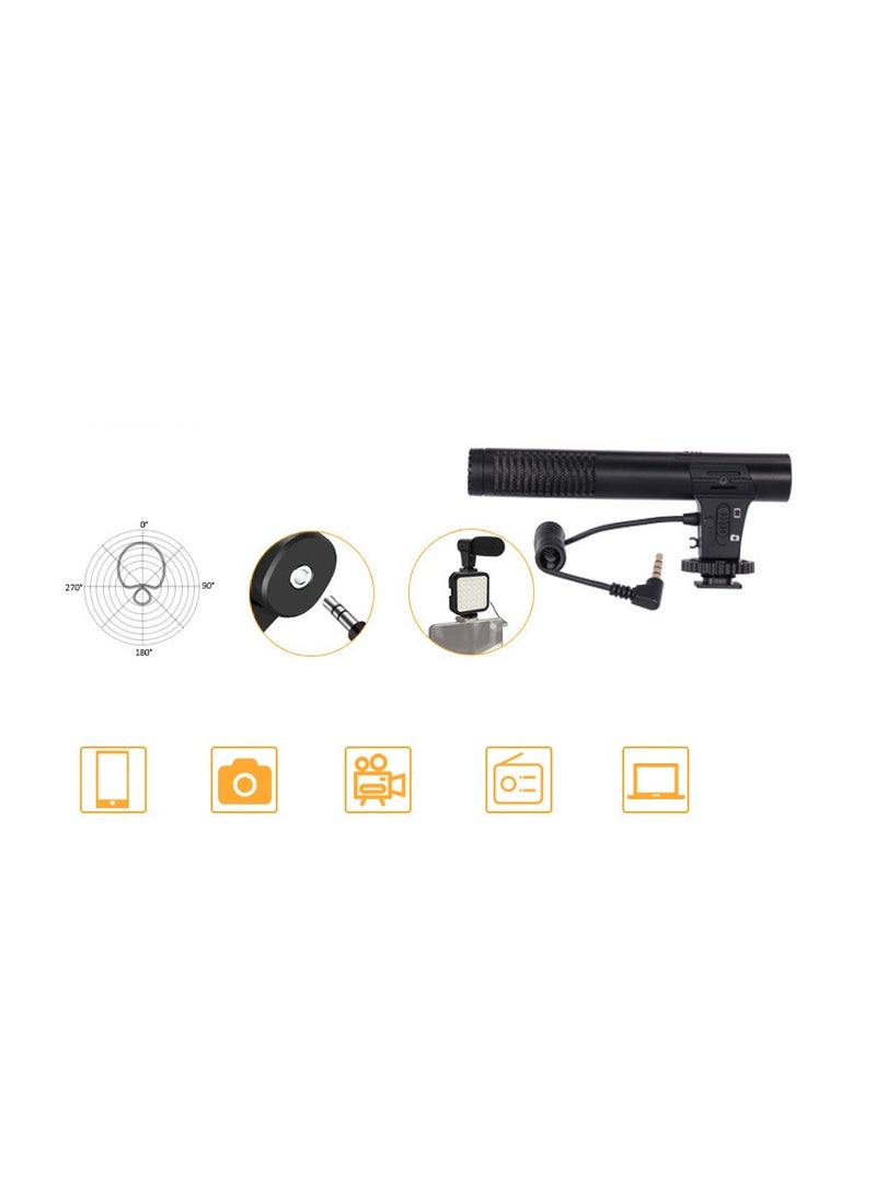 Generic Black Table Tripod for Phones Video Kit with Microphone LED Light and Remote Shutter Perfect for YouTube and Vlog Recording  - Image 5