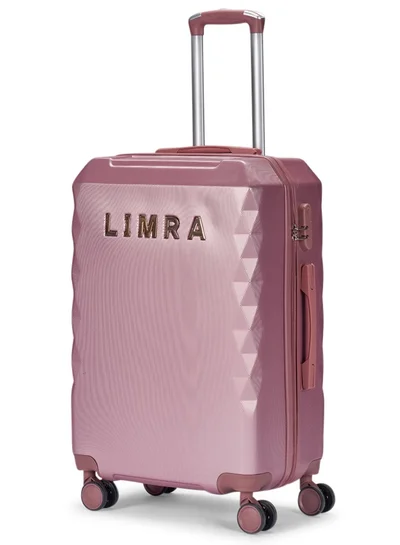 LIMRA Cabin Carry Check-In Luggage Trolley Size 20 inch Rosegold