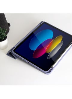 blupebble Hybrid Folio with Pen Holder Transparent Back with Auto Sleep/Wake function Shockproof Slim Case Designed for iPad 10.2-inch 7/8/9th Gen  - Image 5