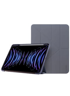 blupebble Hybrid Folio with Pen Holder Transparent Back with Auto Sleep/Wake function Shockproof Slim Case Designed for iPad 10.2-inch 7/8/9th Gen  - Image 1