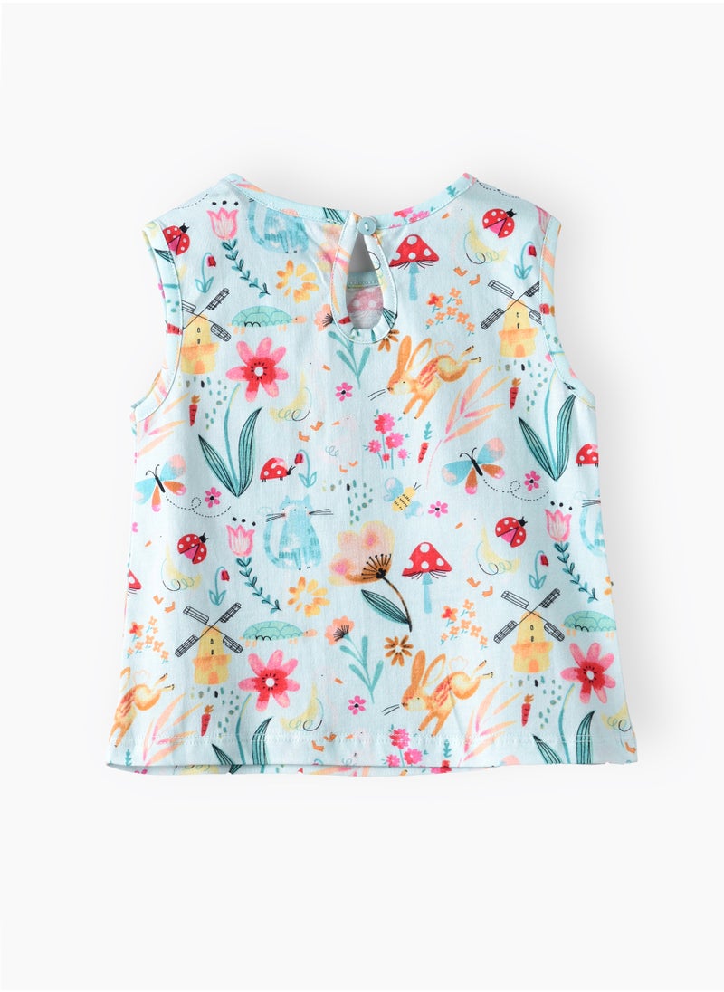 Jelliene Sunshine Squad: Girls' Comfy Cotton Tees Playful Prints & Summer Fun  - Image 2