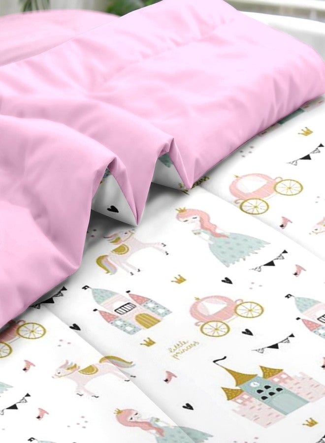 Pamnest Comforter Set Full Size, Happy Sweet Moon Horse 7 Pcs Bedding for Kids and Adults, Cute Purple Unicorn Bed Sheet Sets with Fitted Sheet 2 Pillowcases & 2 Shams for Bedroom Bed Decor - Image 5
