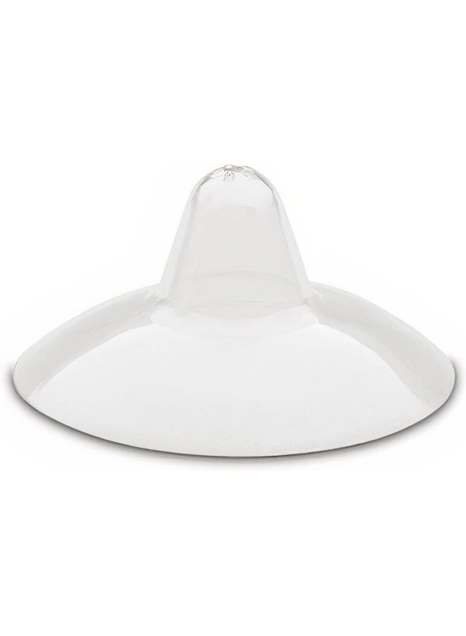 Ameda Contact Shields, 24mm Opening, Ultra-Thin Flexible Silicone - Image 1