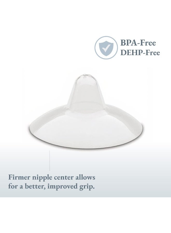Ameda Contact Shields, 24mm Opening, Ultra-Thin Flexible Silicone - Image 3
