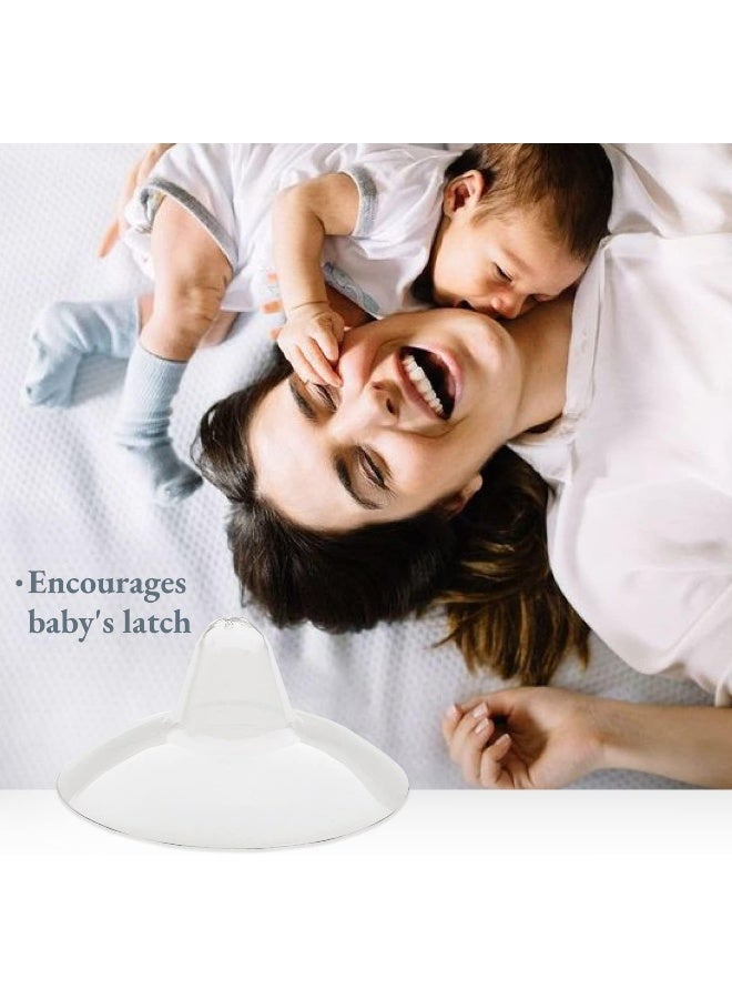 Ameda Contact Shields, 24mm Opening, Ultra-Thin Flexible Silicone - Image 4