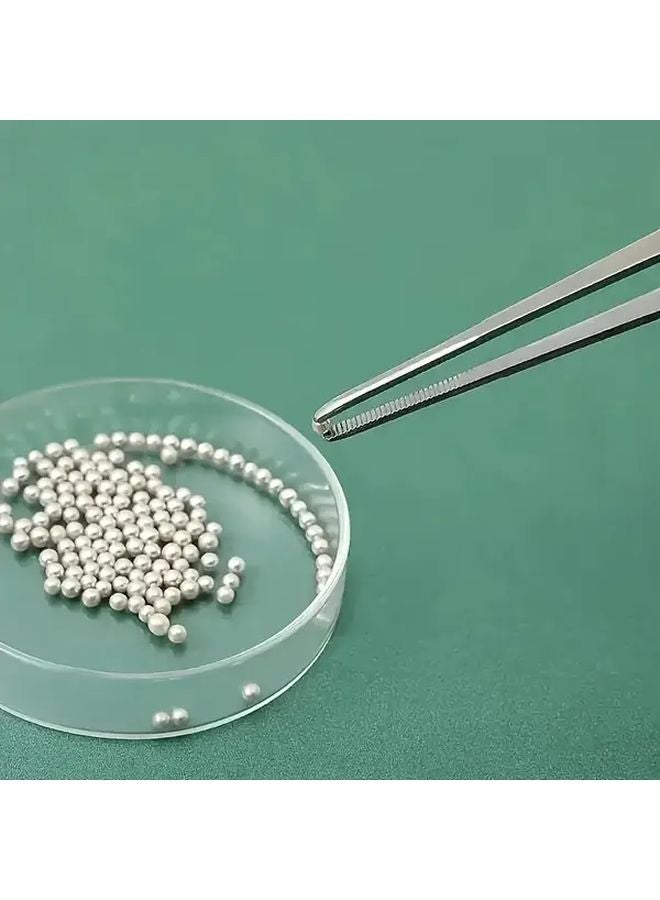 Professional 304 Stainless Steel Long Tweezers 20cm Straight And Bent Tips - Image 3