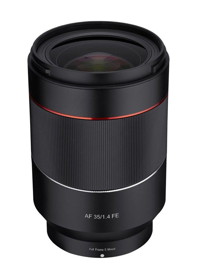 Rokinon عدسة AF 35mm f/1.4 بؤرة تلقائية واسعة الزاوية كاملة الإطار لتركيب Sony FE، سوداء (IO3514-E)، حجم واحد - Image 1