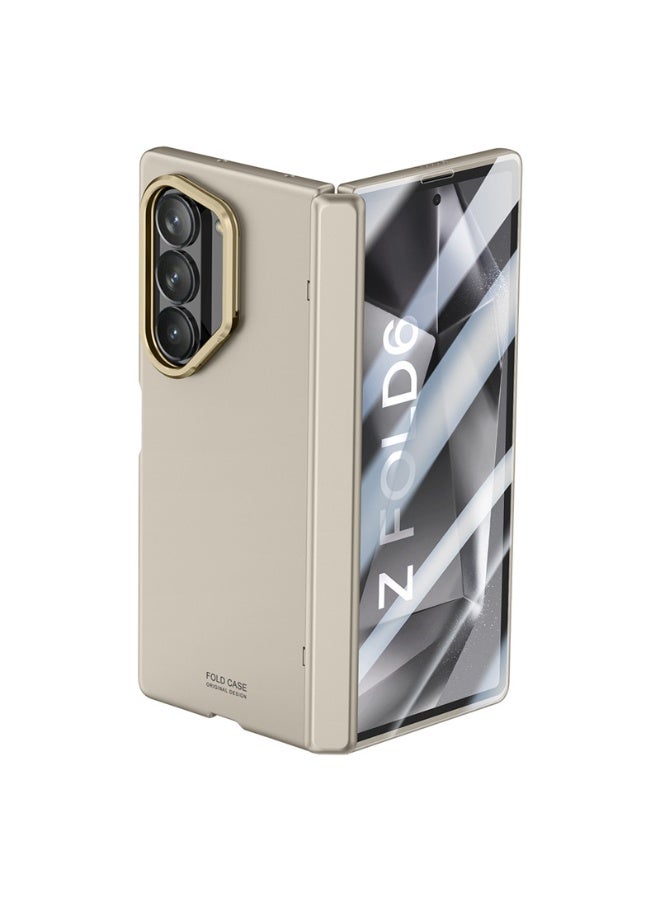 عام غطاء مغناطيسي لسامسونج جالكسي زد فولد 6 5G 【واقي شاشة عالي الوضوح مدمج】 【يدعم الشحن اللاسلكي】 حامل كاميرا مطفأ مقاوم للسقوط والصدمات - Image 5