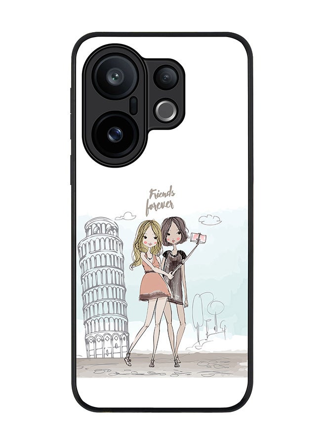 For vivo X200 FE / S30 Pro mini Case,Slim fit Camera Protection, Shockproof Thin Phone cover  - Friends Forever