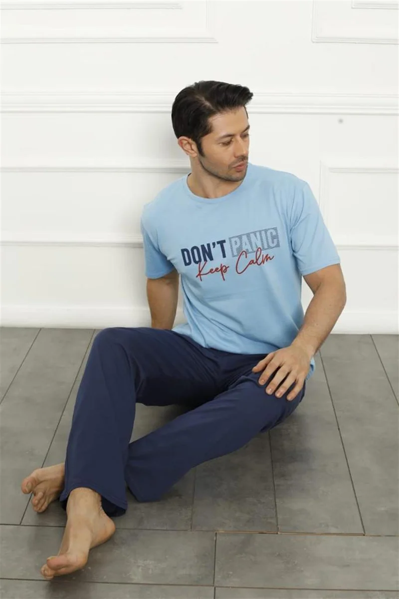اكبينيز Father Son Blue Family Pajamas Set Sold Separately 50102