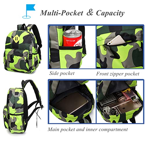 Bansusu Camo Prints Preschool Kindergarten Backpack Schoolbag Camouflage Toddler Kids Bookbag Daycare Bag - Image 4