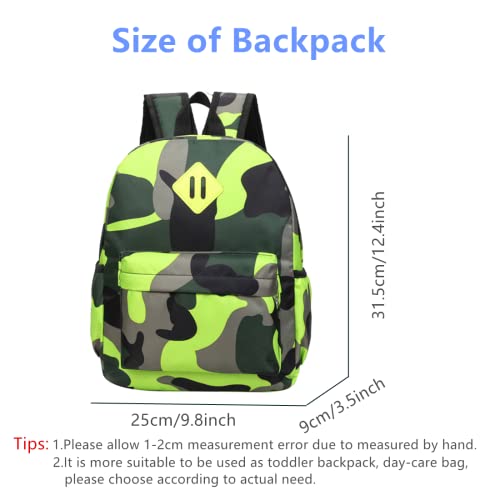Bansusu Camo Prints Preschool Kindergarten Backpack Schoolbag Camouflage Toddler Kids Bookbag Daycare Bag - Image 3