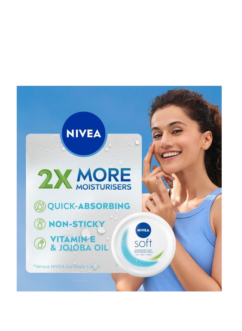 نيفيا كريم ناعم ومنعش ومرطب أبيض 50ملليلتر - Image 3