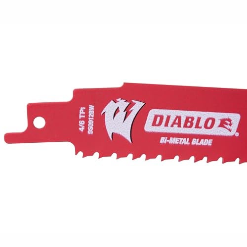 Diablo Freud DS0912BW25 Demo Demon 9" 6/12 TPI Wood Cutting Reciprocating Saw Blade 25 Pack - Image 5