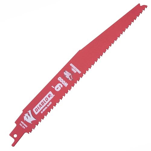 Diablo Freud DS0912BW25 Demo Demon 9" 6/12 TPI Wood Cutting Reciprocating Saw Blade 25 Pack - Image 1