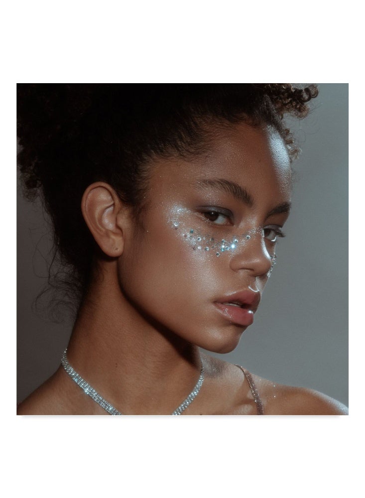 Coco 2 Pieces Self-Adhesive Rhinestone And Pearl Stickers Face Gems For Makeup Eye Jewelry Sticks Rainbow And Clear Rhinestone Sparkling Diamond Stickers Nail Art DIY Craft Party Carnival Accessories（3 mm, 4 mm, 5 mm, 6 mm）650 Pieces - Image 5