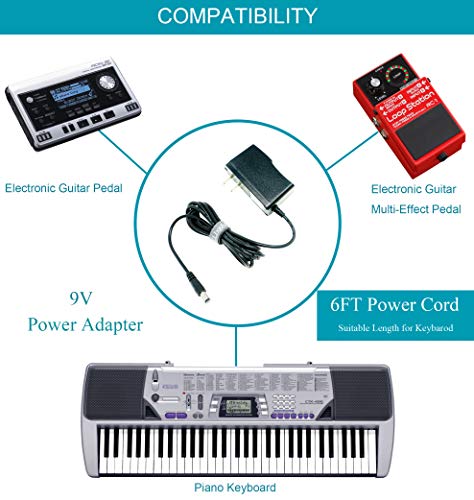 MaxLLTo 6ft Power Adaptor for Roland Boss PSA-100 PSA-120 PSA-120S PSA-120T PSA-100S PSA-220S PSA-230 - Image 2