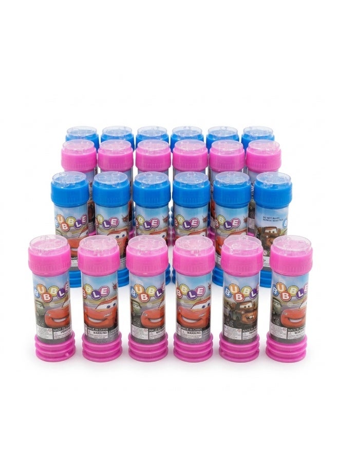 24-Piece Non Toxic Eco Friendly Lightweight Portable Fun Time Bubble Bottle Set - Image 2