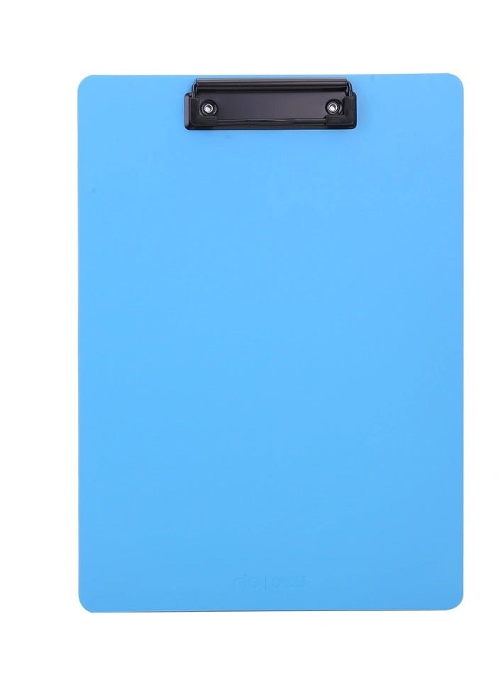 Deli لوح مشبك فردي مقاوم للكسر، أزرق - Image 1