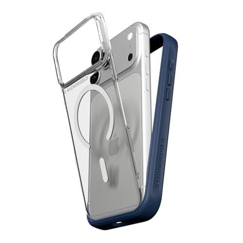 RHINOSHIELD جراب هاتف RhinoShield متوافق مع MagSafe لهاتف iPhone 17 Pro Max موديل NX، جراب واقي معياري مع لوحة خلفية، حماية عسكرية مغناطيسية فائقة ضد السقوط، أزرق بحري - Image 1