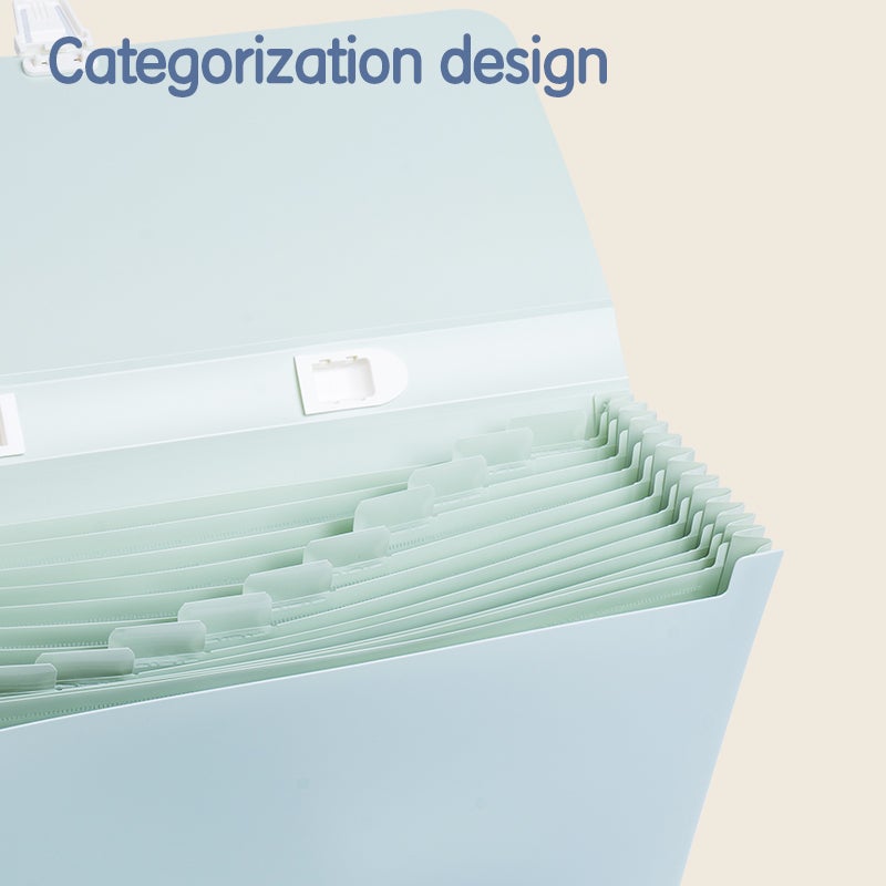 Deli EF614 Expanding File, FC-13P, Assorted - Image 4