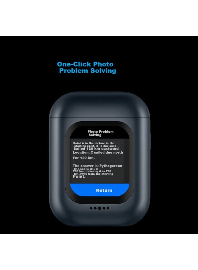 Honor Pick Honor Choice Ai Call Earphones Honor Earphones Bluetooth Earphones Small Screen Phone Youth Earphones Social Communication Photo Study Helper Voice Companion Star Black - Image 5