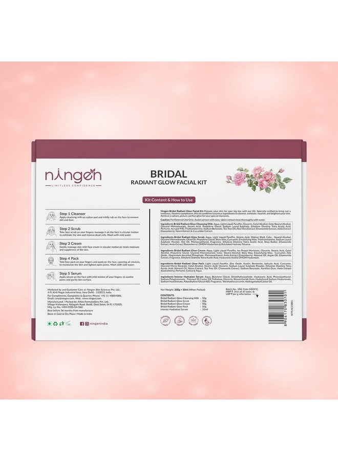 Ningen Bridal Radiant Glow Facial Kit - Image 3