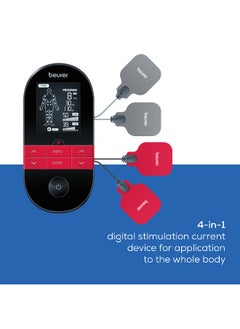 EM59 Digital TENS/EMS Device with Heat, 4-in-1 stimulation device for pain therapy, muscle stimulation, massage and heat therapy, 4 electrodes, 70 programmes, 50 intensity levels - pzsku/Z5E05C472A1A7EACA2F54Z/45/_/1740660242/a140f38c-1a9f-439f-9506-139db013a46c