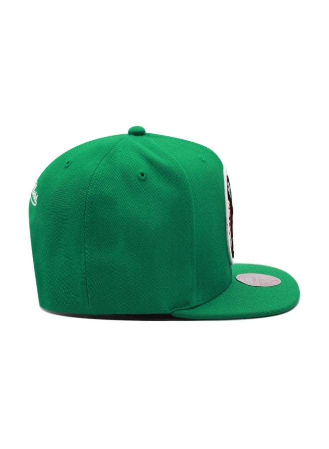 Mitchell & Ness Boston Celtics Green Team Ground 2.0 Snapback HWC Cap Kappe Basecap - Image 2