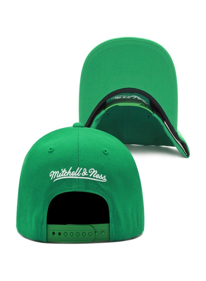 Mitchell & Ness Boston Celtics Green Team Ground 2.0 Snapback HWC Cap Kappe Basecap - Image 3