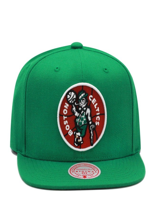 Mitchell & Ness Boston Celtics Green Team Ground 2.0 Snapback HWC Cap Kappe Basecap - Image 1