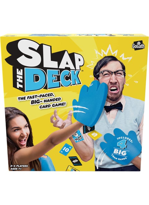Goliath Slap The Deck Game  FastPaced Card Game with Big Foam Hands  Ages 7 and Up 24 Players