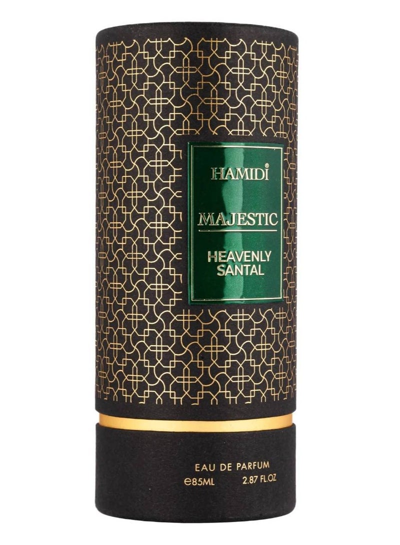 HAMIDI عطر حميدي ماجيستيك هيفنلي سانتال للجنسين أو دو برفيوم شرقي 85 مل، عطور للرجال والنساء - Image 2
