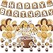 LHDUOFA Potato Party Supplies Cartoon Birthday Decorations Including Happy Banner Cake Topper Cupcake Toppers Balloons for Baby Shower - Image 2