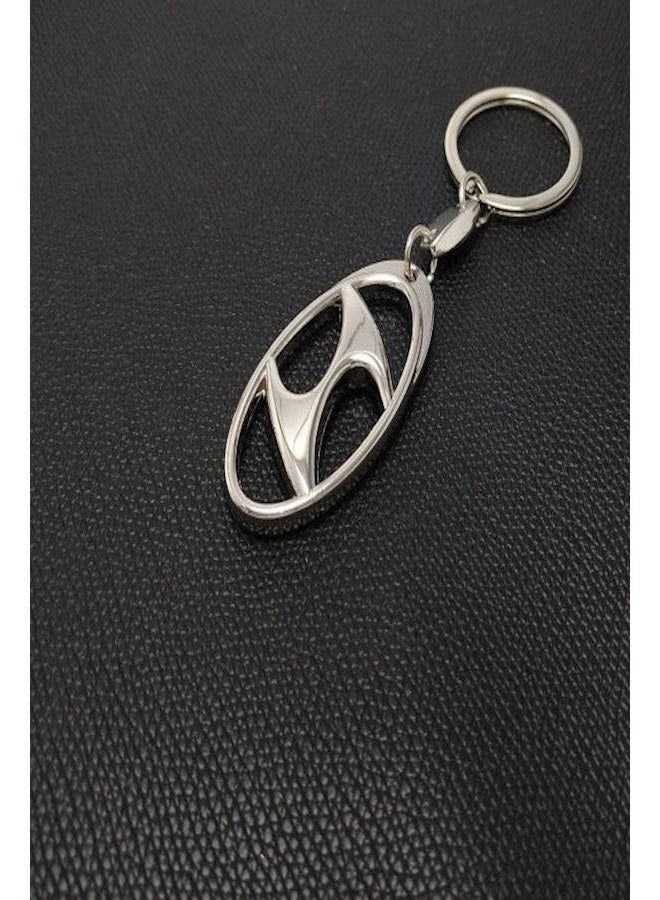Hyundai Car Logo Shinning Key Chain - Image 2