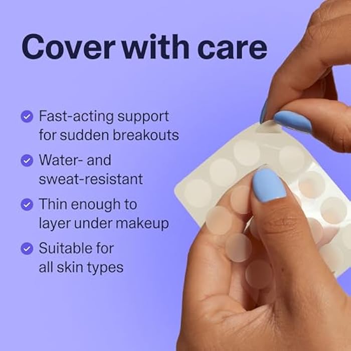 Curology Emergency Spot Pimple Patches for Face, Stocking Stuffer Gifts, Hydrocolloid Pimple Patches Fast-Acting, 40 Count - Image 4