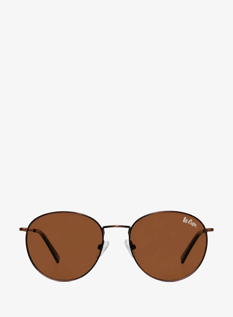 Lee Cooper Polarized Sunglasses Brown Frame Brown Mirror Lens 51mm  - LCM10812C1