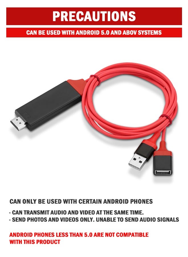 3-in-1 HDMI Adapter Cable AV Video Cable for Phone iOS/Android/Type-C to TV HDTV Cable  - Image 3