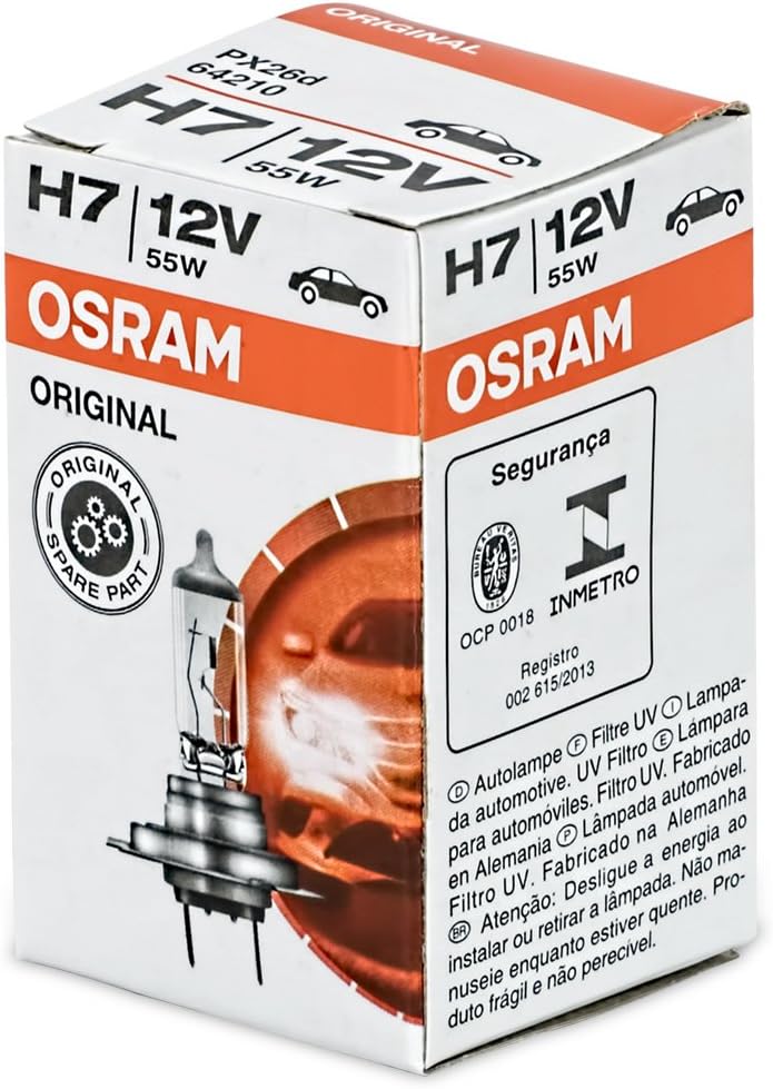 OSRAM 64210 H7 499 12V Original Line Halogen Bulbs Car Bulb Headlamp Light Bulbs Bulb Car lamp Headlight Headlamp Duo - Image 4