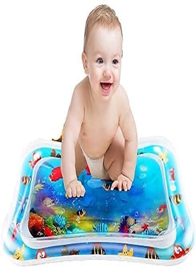 N2J2 SHOP Inflatable Baby Slapped Pad Toy Tummy Time Floor Cushion Fun Activity Play Center Indoor Outdoor Water Play Mat For Baby,Multicolor - Image 1