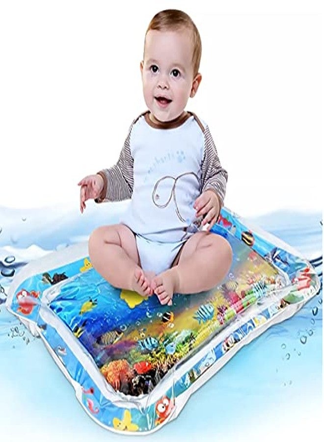N2J2 SHOP Inflatable Baby Slapped Pad Toy Tummy Time Floor Cushion Fun Activity Play Center Indoor Outdoor Water Play Mat For Baby,Multicolor - Image 3