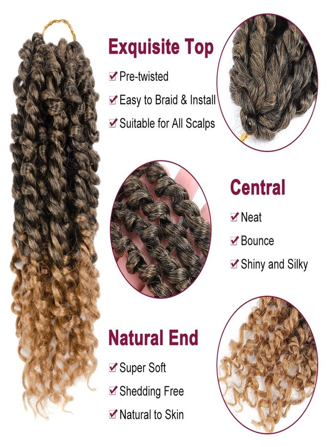 NAYOO Passion Twist Hair - 8 Packs 6 Inch Passion Twist Crochet Hair For Black Women, Crochet Pretwisted Curly Hair Passion Twists Synthetic Braiding Hair Extensions(6 Inch 8 Packs, T27) - Image 3