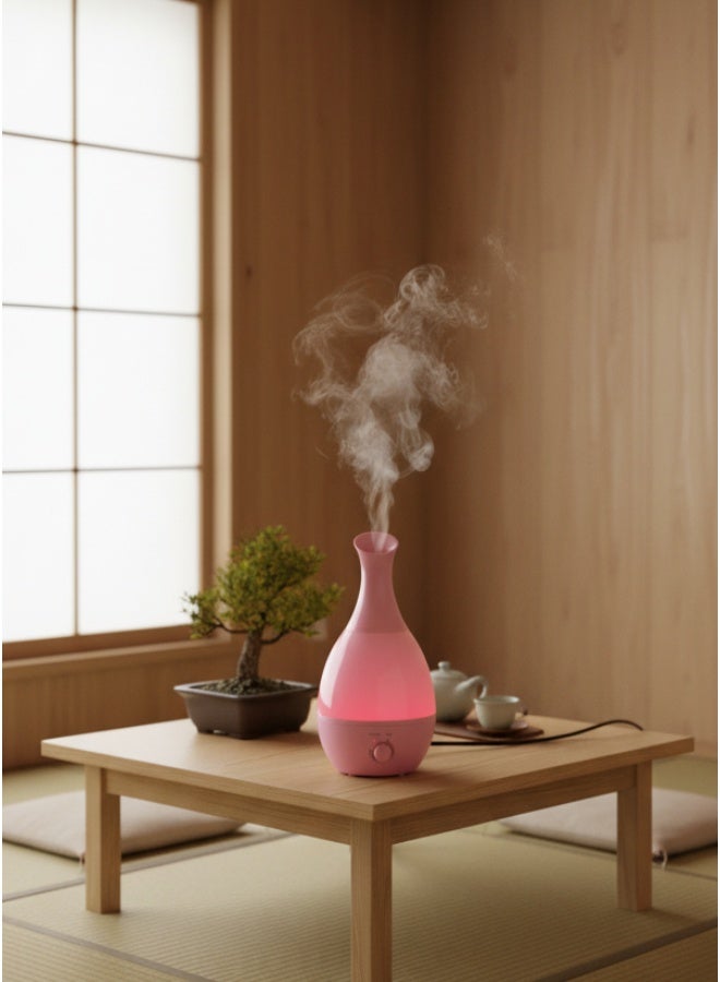 DOMA Steam Diffuser, Humidifier, and Electric Aroma Diffuser (Full pink, 2.5L) - Image 4
