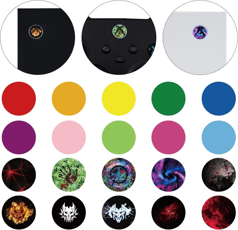 ملصقات تغطية لزر البدء ومفتاح التشغيل لجهاز الألعاب من ، مناسبة لكل من Xbox Series X وS، وXbox One (وحدات التحكم X/S/Elite)، وKinect – 60 قطعة - Image 3