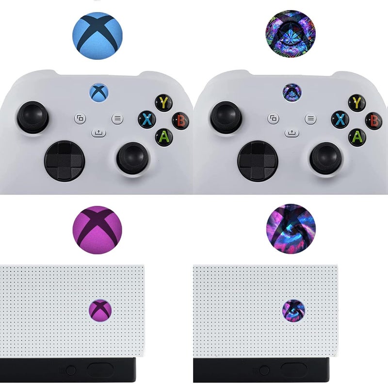 ملصقات تغطية لزر البدء ومفتاح التشغيل لجهاز الألعاب من ، مناسبة لكل من Xbox Series X وS، وXbox One (وحدات التحكم X/S/Elite)، وKinect – 60 قطعة - Image 1