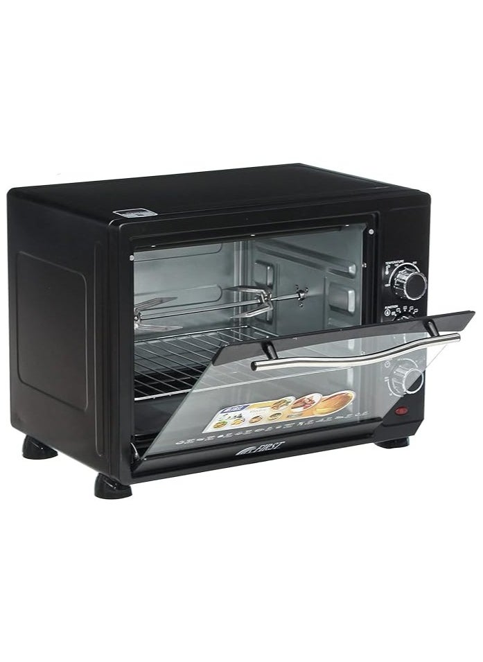 first First One 38-Liter Electric Oven - Model UF-3800 - Black  - Image 3