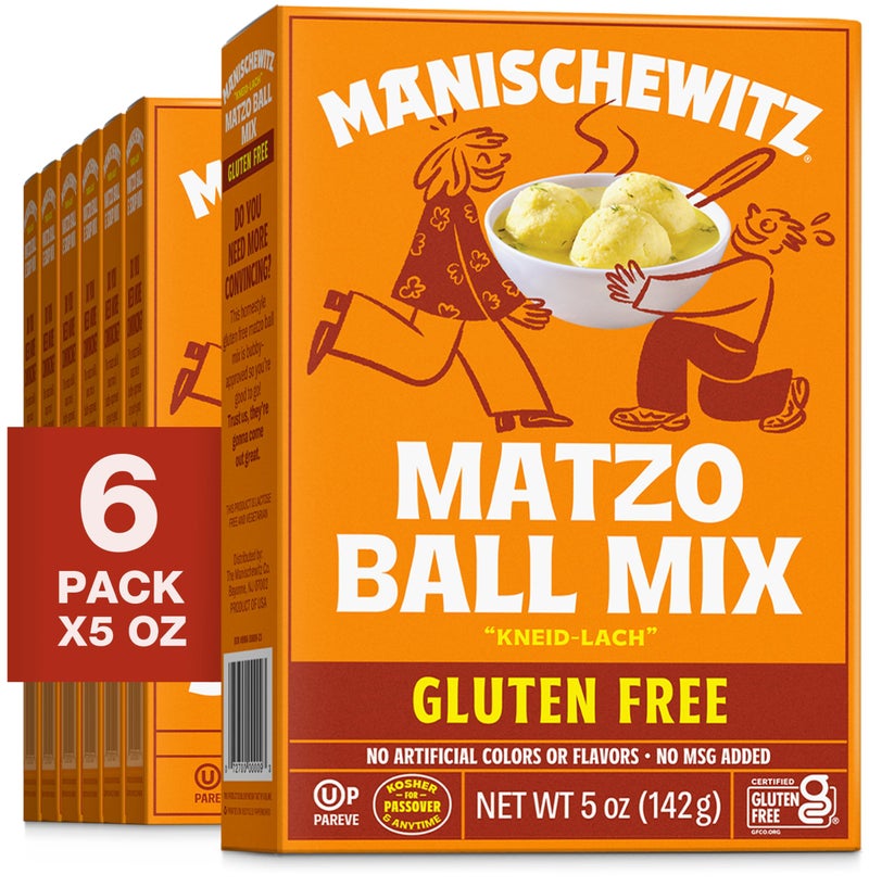 Manischewitz Matzo Ball Mix Gluten Free 5 Ounce Pack of 6